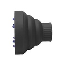 Sibel Retractable Folding Diffuser Black