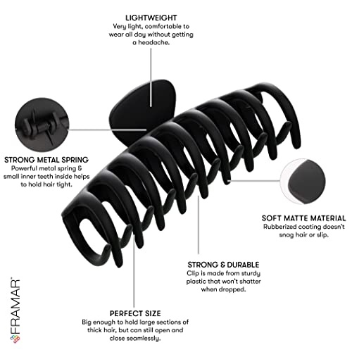 Framar Claw Clips Black