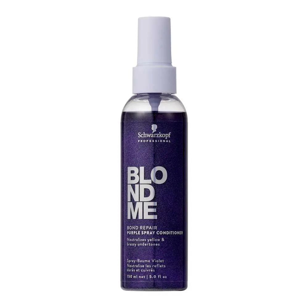 Schwarzkopf BlondMe Bond Repair Purple Spray Conditioner