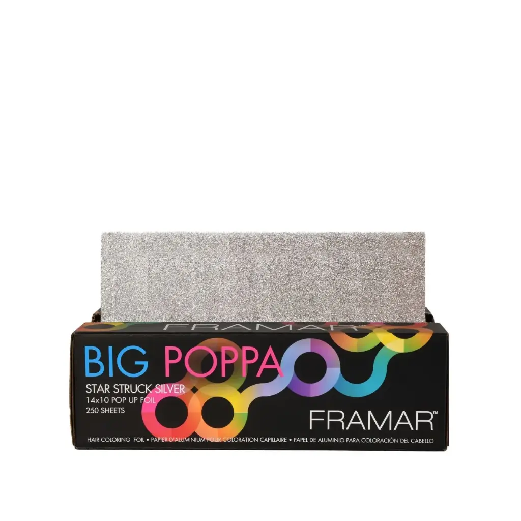 FRAMAR Alu Embossed Star Struck Silver Big Poppa 