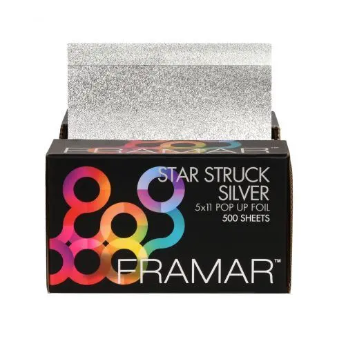 FRAMAR Alu Embossed Star Struck Silver Pop Up 