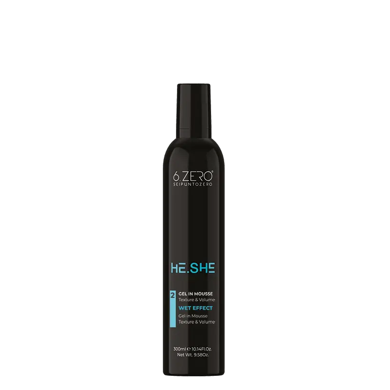 6.Zero He.She 2 Gel In Mousse Wet Effect