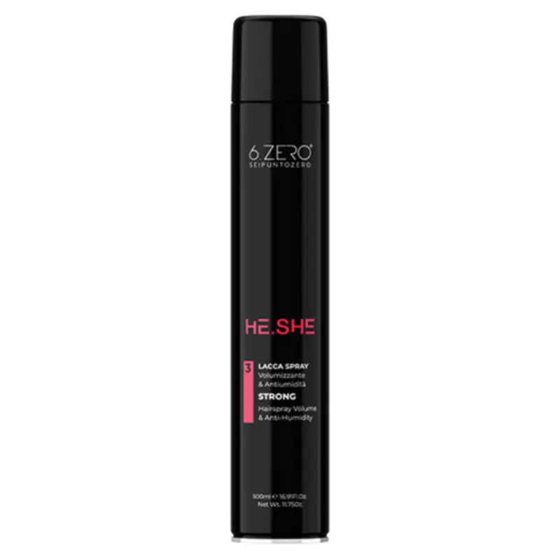 6.Zero He.She 3 Volume Hairspray Strong
