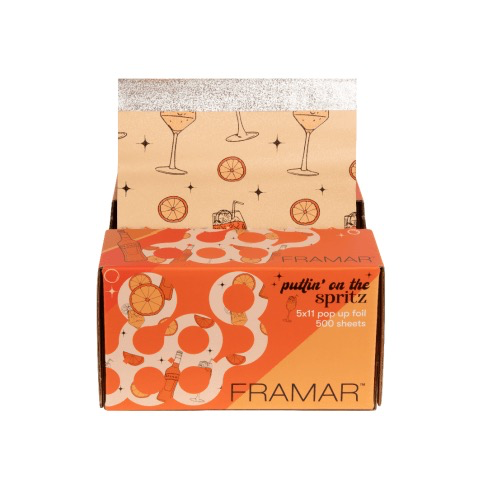 FRAMAR Alu Embossed Putting on the Spritz Pop Up 