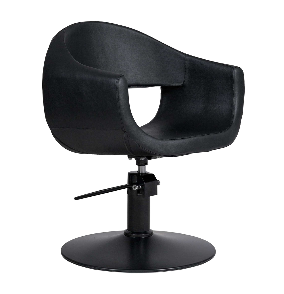 GLAM Black Round Base Styling Chair