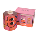 Mezzo Alu Foill Pink Smiley Coeur Roll 12micron 100m