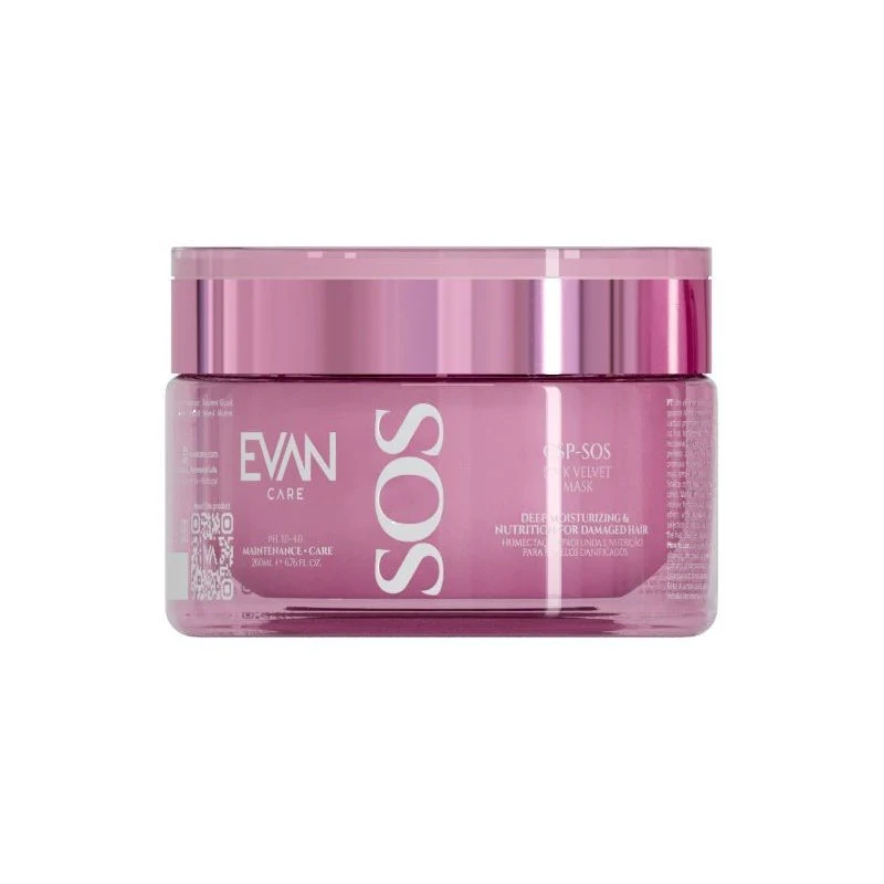 EVAN SOS Pink Velvet Mask