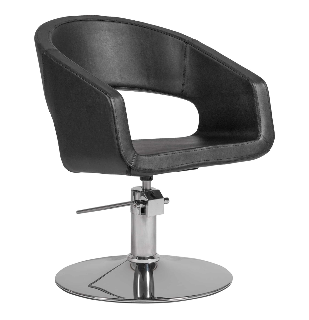 Boho Black Round Base Styling Chair