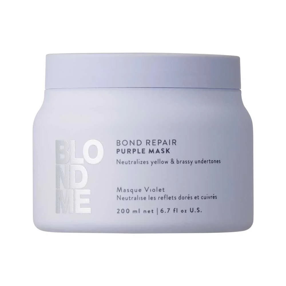 Schwarzkopf BlondMe Bond Repair Purple Mask 
