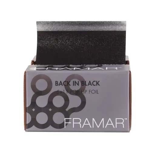 [114035] FRAMAR Alu Embossed Back In Black Pop Up 