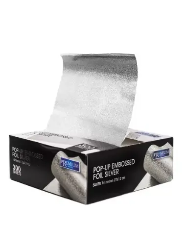 Pop-Up Embossed Foil Silver 14 Microns 