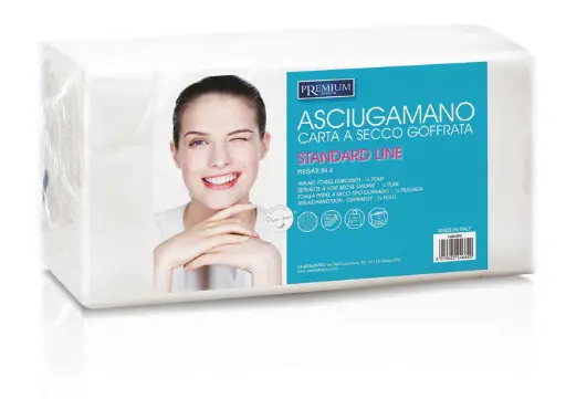 [121230] Wegwerp Handdoek Gevouwen 